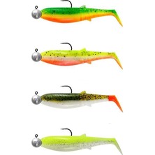 Savage Gear Cannibal Shad 4+4 6,8cm 8gr Silikon Yem Renk : Dark Water