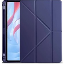 Aslanoğlu Store Huawei Honor Pad X9A Kalemlikli Mars Tablet Kılıfı - Lacivert