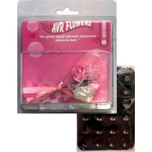 Funnigo Flowers Çiçek Pembe&beyaz+Telefon Tutucu