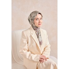 Silk Home Twill Ipek Desenli Eşarp 11527