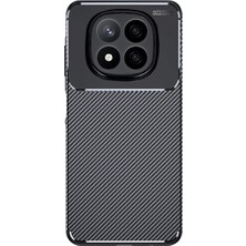 Aslanoğlu Store Xiaomi Redmi Note 14 Pro 5g Kılıf Auto Focus Karbon Kapak - Siyah