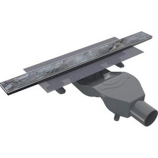 Hafele Pureflow Duş Kanalı Yatay 600 mm Paslanmaz Çelik
