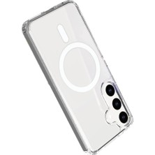 Aslanoğlu Store Samsung Galaxy S26 Magneticsafe Şeffaf Silikon - Şeffaf