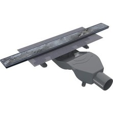 Hafele Pureflow Duş Kanalı Yatay 600 mm Titanyum