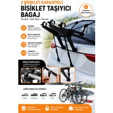 PINUKS Bisiklet taşıyıcı bagaj 2 Bisiklet Kapasiteli Portatif Sök-Taklı Aksesuar Dünyası