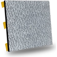 Tink Kendinden Yapışkanlı Akustik Ses ve Isı Yalıtım Paneli Keçe Dekota Leopar Desenli Açık Gri 49X49 cm 21 Adet (5 M²)