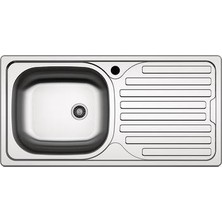 Hafele CAPUA03 Eviye Tezgah Üstü 860X435 mm Dekor Sağ