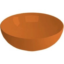 Newarc Tezgah Üstü Lavabo Parlak Turuncu 5010-O