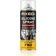 Sgs Fixed F163 Silikon Sprey 400 ml - Trim Aksesuar Amortisör Gıcırtı Önleyici Su Itici ve Yağlayıcı Bakım Spreyi