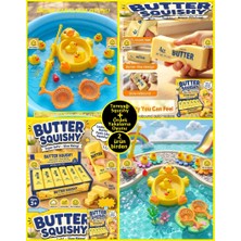 Oyuncak Sahili Ördek Yakalama Oyunu Manyetik Banyo Oyuncak ve Butter Tereyağı Squishy Sukuşi 2 Ürün Birden