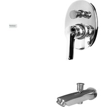 Newarc Premium Valfli Gagalı Ankastre Banyo Bataryası