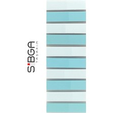 Sibga Tasarım Şeffaf Mavi Renkli Postit Post-It Post It. Kitap Ayracı Ayraç Postit Sticker Not Kağıdı 200 Yaprak