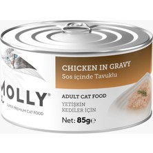 Molly Sos Içinde Tavuklu Kedi Islak Maması