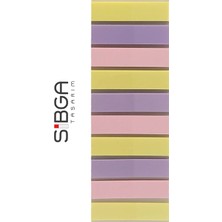 Sibga Tasarım Şeffaf Renkli Postit Post-It Post It. Kitap Ayracı Ayraç Postit Sticker Not Kağıdı 200 Yaprak