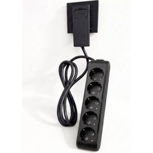 Gündüz Elektromarket Ultra Ince Fişli Uzatma Kablosu 5’li (1,5m)Dar Alanlar Için Şık ve Pratik Çözüm!