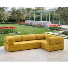 Nestime® 300X200 cm Kapalı Köşe Modüler Sünger Koltuk Takımı| Koşe Koltuk | Yıkanabilir | Çok Fonksiyonlu Yer Yatağıyeny
