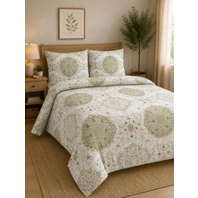 Pamuva Çift Kişilik Nevresim Takımı %100 Pamuk 200X220 | Lastikli Çarşaflı 160X200