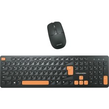 Venandin Dualıst Pro Kablosuz Klavye Mouse Seti | Bluetooth & 2.4ghz | Çoklu Cihaz Desteği | Windows & Macos Uyumlu