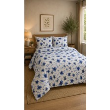 Pamuva Çift Kişilik Nevresim Takımı %100 Pamuk 200X220 | Lastikli Çarşaflı 160X200