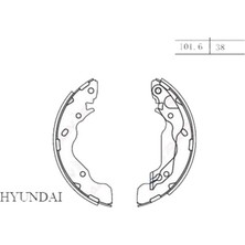 İTHAL Hyundai Accent Admire 03-06 Arka Fren Balatası