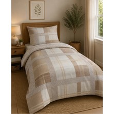 Pamuva Tek Kişilik Nevresim Takımı %100 Pamuk 160X220 | Lastikli Çarşaflı 100X200