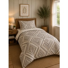 Pamuva Tek Kişilik Nevresim Takımı %100 Pamuk 160X220 | Lastikli Çarşaflı 100X200