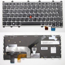 Alfamaks Lenovo Thinkpad Yoga 370 20JH 20JJ Klavye Tuş Takımı Aydınlatma Işıklı