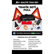 Tuna Oto Araç Trafik ve Ilk Yardım Seti Full Paket 12 Parça Tüvtürk Mevuzata Uygun