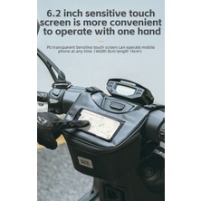 Rockbros Su Geçirmez Scooter Gidon & Orta Tünel Çantası - 6.2 Inç Dokunmatik Telefon Bölmeli