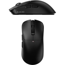 CoverZone Kablosuz Oyuncu Mouse 2.4ghz Bluetooth Kablolu 3 Modlu Bağlantı Aı Sesli Asistan Nearlink 500MAH 61G Hafif 400-3200 Dpı Type-C | Ajazz AJ200 Nl Aı Mc