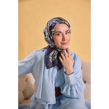 Silk Home Twill Ipek Desenli Eşarp 11531