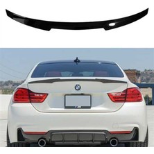 Bmw 4 Serisi F32 Uyumlu M4 Yarasa Parlak Siyah Boyalı Spoiler Ithal Pianoblack