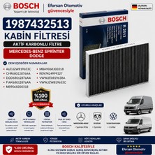 Bosch Orijinal 1987432513 JZW819653C Polen Kabin Filtresi Mercedes Dodge Uyumlu