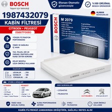 Bosch Orijinal 1987432079 6447NT Polen Kabin Filtresi Citroen Peugeot Uyumlu