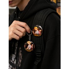 Fynbos Banana Fish 44 mm Rozet ve Şişe Açacaklı Anahtarlık 2'li Set Anime Aksesuarı