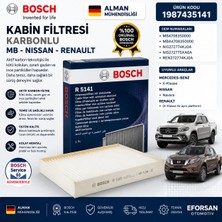 Bosch Orijinal 1987435141 4708350000 Polen Kabin Filtresi Mercedes Nissan Renault Uyumlu