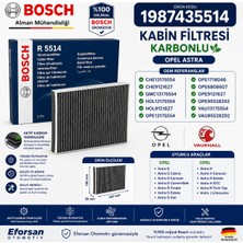 Bosch Orijinal 1987435514 13175554 Polen Kabin Filtresi Opel Uyumlu