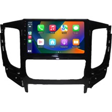 Navio Mitsubishi L200 2015-2022 Uyumlu Dijital Klima 6+64 Premium Ekran Android Carplay Multimedya Sistemi (Yazılımsal) Pro Series NV-42428
