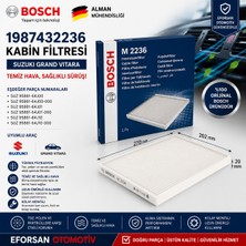 Bosch Orijinal 1987432236 9586164J00 Polen Kabin Filtresi Suzuki Uyumlu