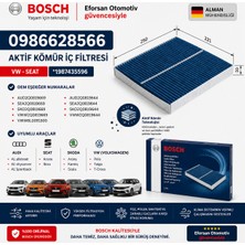 Bosch Orijinal 0986628566 2Q0819669 Polen Kabin Filtresi Volkswagen Seat Uyumlu
