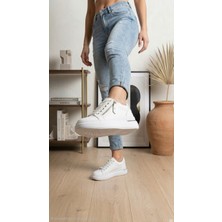 Melinta Shoes Melinta Yandan Fermuarlı Düz Taban Kadın Ayakkabı
