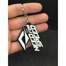 Goka 3D Craft Need For Speed Klasik Logo 2'li Anahtarlık Seti - Özel Tasarım Oyuncu Aksesuarı