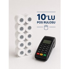 Saka Ambalaj Termal 56X16 Pos Rulosu Tüm Cihazlarla Uyumludur 10 Adet
