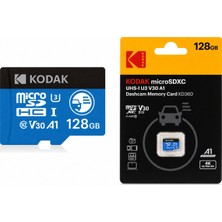 Kodak 128GB Uhs-I U3/V30/A1 Araç Kamerası Için Micro Sd Kart KD360