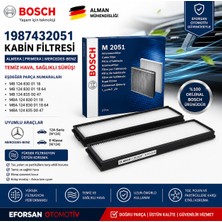 Bosch Orijinal 1987432051 1248300118 Polen Kabin Filtresi Nissan Mercedes Uyumlu