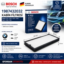 Bosch Orijinal 1987432032 64311390836 Polen Kabin Filtresi Bmw Uyumlu