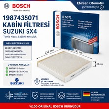 Bosch Orijinal 1987435071 87139YZZ33 Polen Kabin Filtresi Suzuki Uyumlu