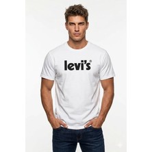 Levi's Erkek Relaxed Fit Beyaz Tshirt