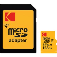 Kodak 128GB Uhs-I U3/V30/A1 Güvenlik Kamerası Için Micro Sd Kart KI330