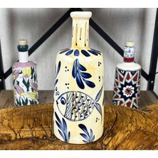 Çini Evi Deniz Esintisi Balık Motifli El Işi Yağlık 550 ml